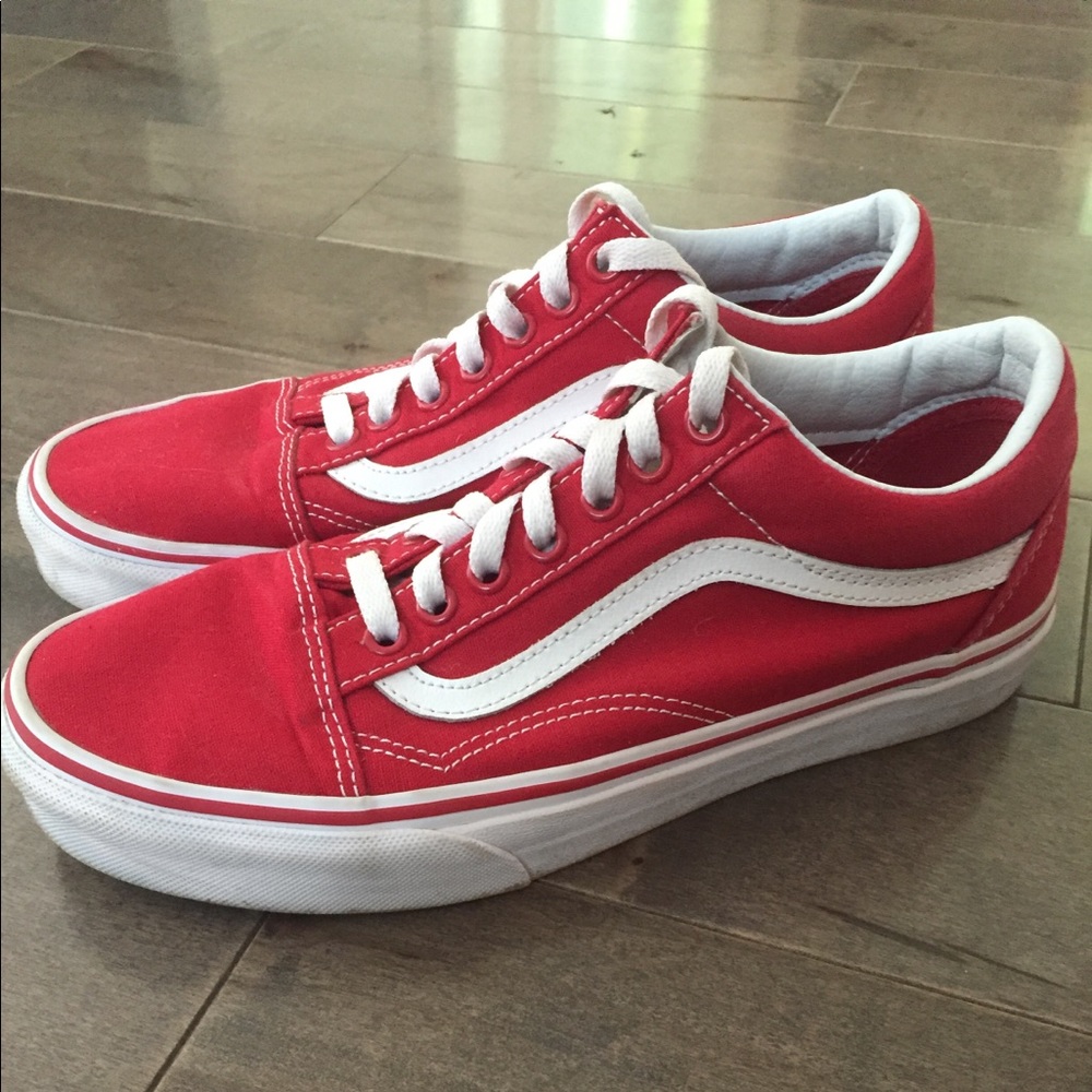 Old Skool Red Vans